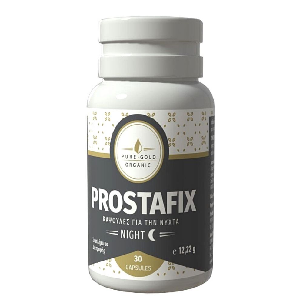 Supliment alimentar de noapte pentru susținerea funcționării optime a prostatei, Prostafix, 30 capsule