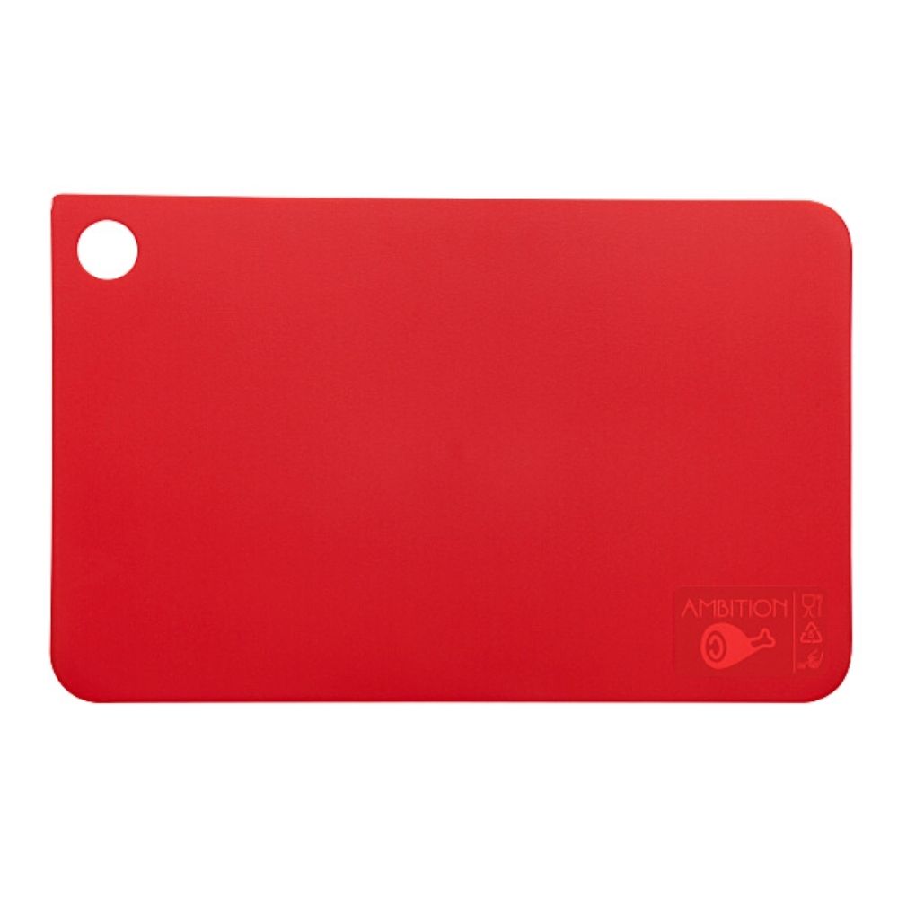 Tocător din plastic, 31.5×20 cm, roșu