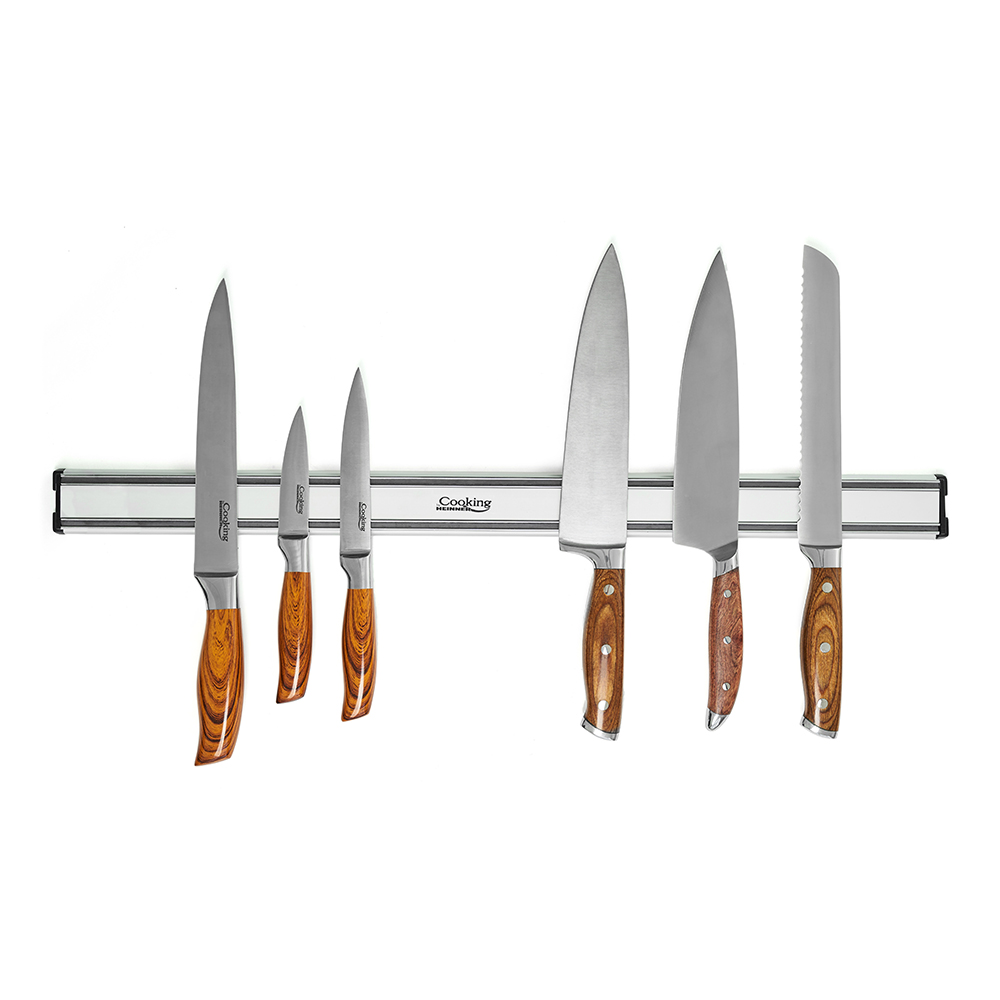 Suport magnetic pentru cuțite, aluminiu, 61.5cm