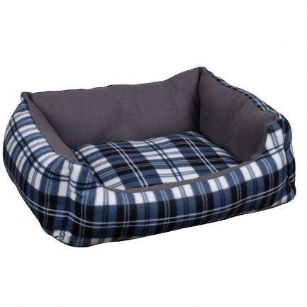 Culcuș confortabil pentru câini, Dogi, 53x42x17 cm, gri