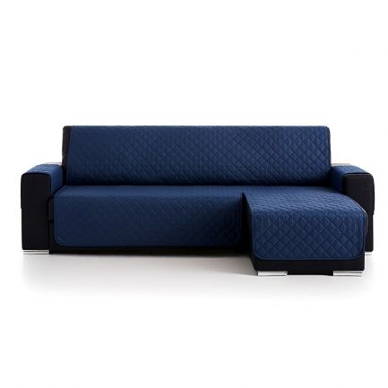 Husă canapea colțar de stânga sau dreapta, Easy Cover Protect, 200x150 cm, albastră