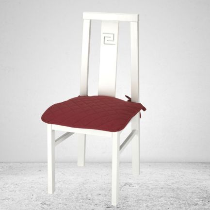 Set 6 huse reversibile de protecție pentru scaun, EasyCover Protect, 45x45cm, roșii