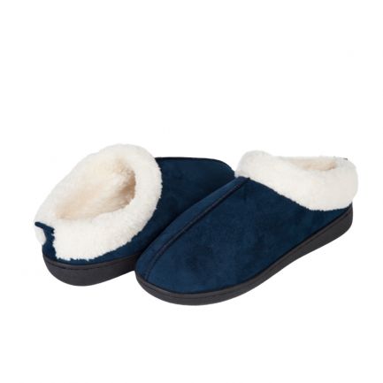 Papuci de casă cu talpă din gel relaxant Confort Gel Premium, Albaștri