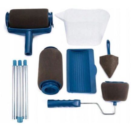 Trafalet antipicurare cu mâner extensibil, rezervor și accesorii de vopsit, Paint Kit