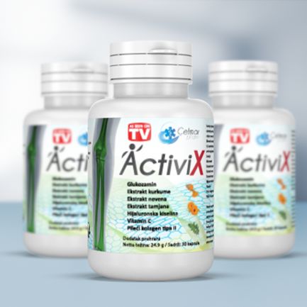 Set 3 suplimente alimentare pentru articulații pe bază de curcuma, ActiviX