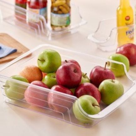 Cutie din plastic pentru depozitarea și organizarea alimentelor în frigider